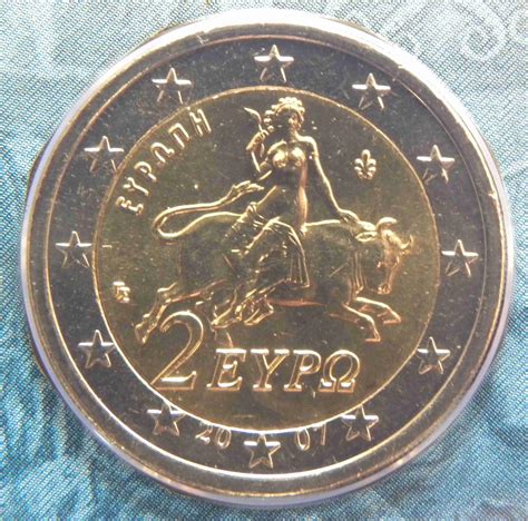 Greece 2 Euro Coin 2007 Euro Coinstv The Online Eurocoins Catalogue