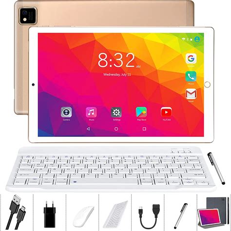 Yotopt U10 Tablet 10 Pulgadas Con Teclado Y Ratón Android 100 Tableta