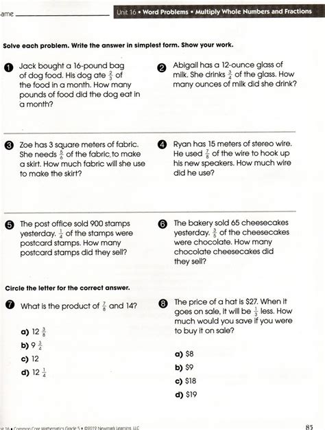 I've tried using several styles which are supposed to use date ordering, but they are coming out 3. Word Problems With Fractions Worksheets 6th Grade