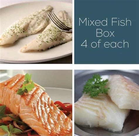Cod Salmon And Haddock Fish Box 12 Portions Seafresh The Online