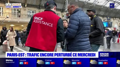 Paris Est trafic encore perturbé ce mercredi