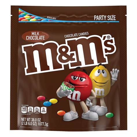 Save On Mandms Milk Chocolate Candies Party Size Order Online Delivery