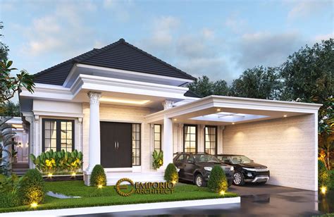 Desain Rumah Classic 1 Lantai Bapak Wandaniel Di Sumatera Utara