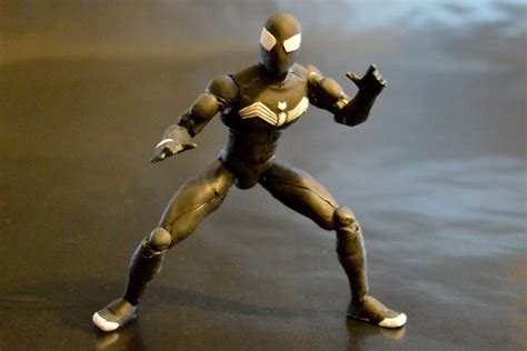 Black Suit Spider Man Spider Man Custom Action Figure