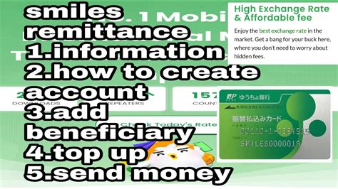 How To Apply Smiles Remittance Youtube