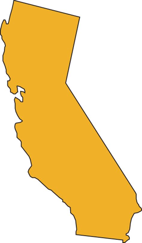 California State Yellow Clip Art At Vector Clip Art Online