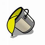 Tool Bucket Paint Sketchup Clipart Painting Tools