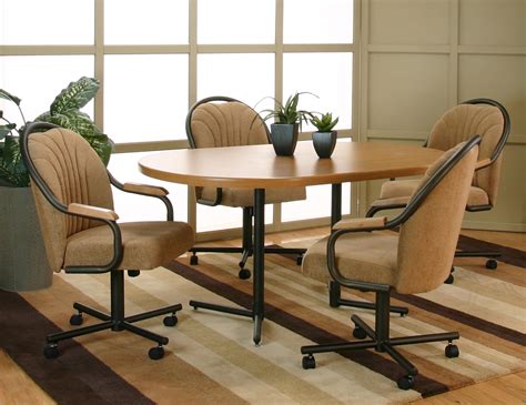 Upholstered Dining Room Chairs With Casters Propercase