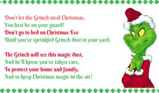 This is the legend of the candy cane poem, along with a cute printable to attach to candy canes to explain the legend. The printable gift tag with poem to use on bags of Grinch ...