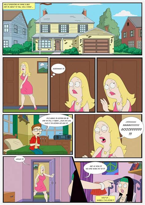 Rule 34 American Dad Color Comic English Text Francine Smith Grigori Artist Hayley Smith