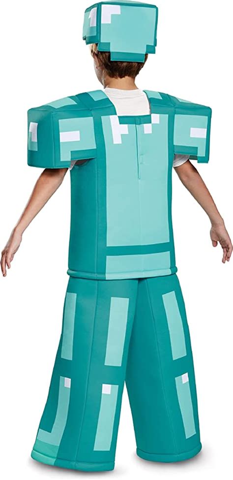 Disguise Costumes Minecraft Armor Deluxe Costume Blue Small 4 6