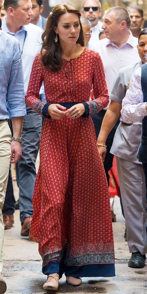 A Look Back At Kate Middleton S Style Through The Years Red Dress