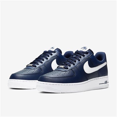 Nike Air Force 1 07 An20 Midnight Navywhite Trainers Mens Shoes