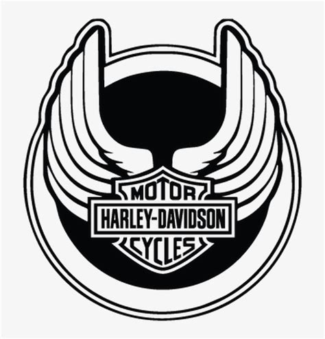 Harley Davidson Wings Logo Style 2 Svg In 2021 Harley