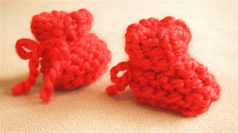 Start with a simple pattern to make the base of the baby booties. How to Knit Baby Booties: 12 Steps (with Pictures) - wikiHow