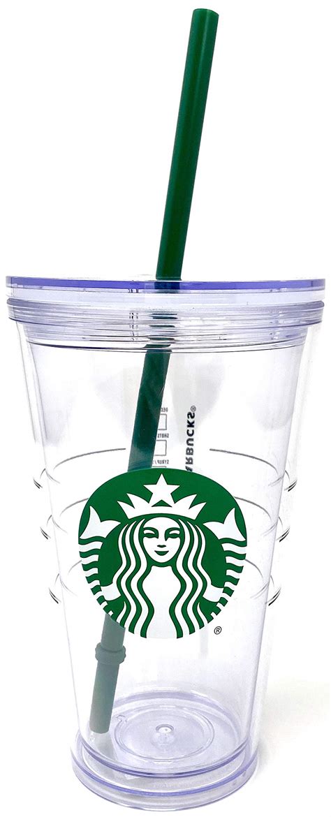 Buy Starbucks Cold Cup Clear Grande Tumbler Traveler With Green Straw