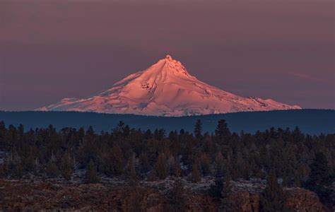 Mount Jefferson Oregon Travel Spot Beautiful Sky Natural Landmarks