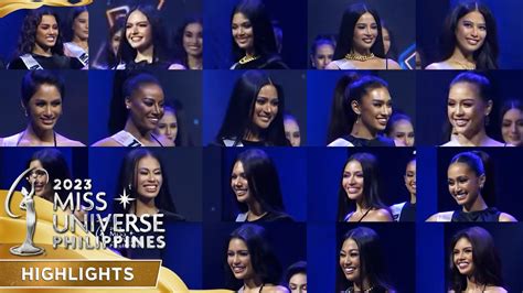 Top 18 Phenomenal Women Announcement Miss Universe Philippines 2023 Youtube