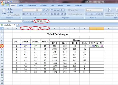 Rumus Microsoft Excel Untuk Penjumlahan Pengurangan Perkalian Dan Hot