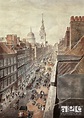 The United Kingdom, 19th century. View of Cheapside, a street in London ...
