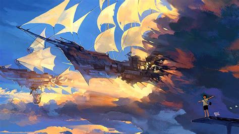 Flying Ship Wallpapers Top Free Flying Ship Backgrounds Wallpaperaccess