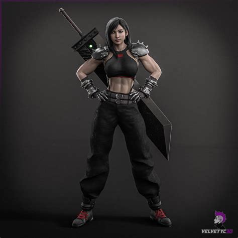 Ff7 Soldier Tifa Long Hair By Velvetyc3d On Deviantart