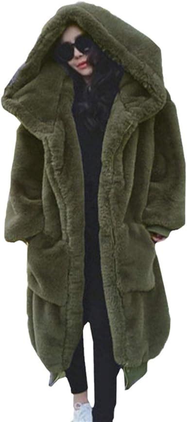 Oversized Winter Faux Fur Coatwomen Parka Long Warm Faux Fur Jacket