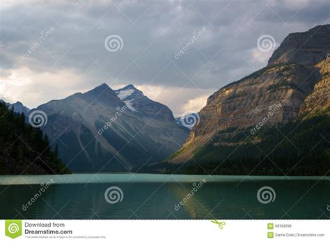 Kinney Lake Mount Robson Stock Image Image Of Robson 68358299