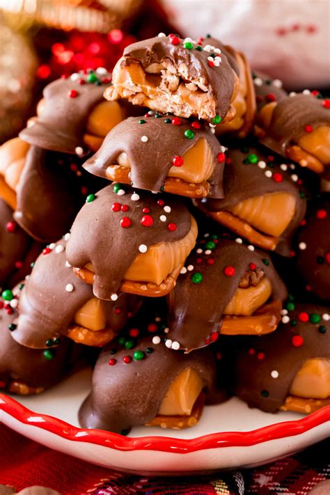 This recipe makes fairly firm, chewy caramels. How To Make Turtles With Kraft Caramel Candy : Grandma ...