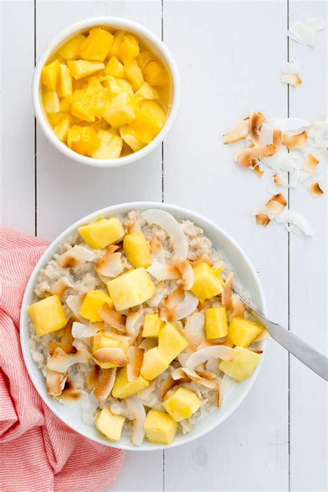 Best Tropical Oatmeal With Coconut And Mango Recipe How To Make