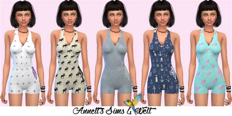 Annett S Sims Welt Accessory Bodysuits Summer Day