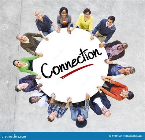 Diverse People In A Circle With Connection Concept Stock Image Image