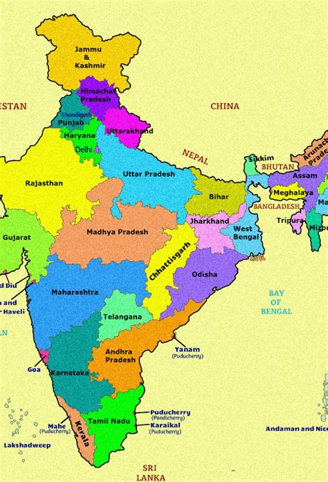 India Map With States And Capitals And Cities Images And Photos Finder