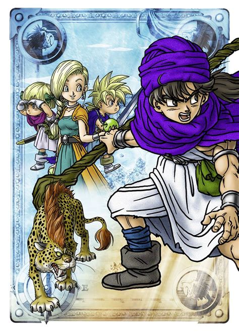 Main Characters Illustration Pictures Dragon Quest Dragon Warrior Game Art