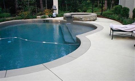 What is the best material to use around a pool? brushed concrete around pool - Google Search | Concrete ...