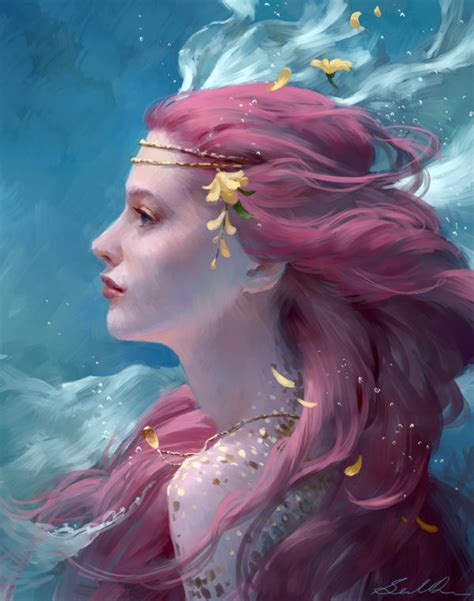 Mermaid Portrait By Selenada On Deviantart
