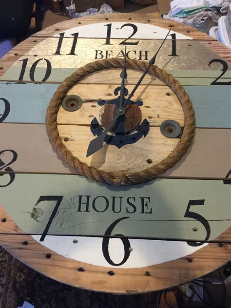 Spool Clocks By Urbanchic Designs More On Fb And Instagram Shipping