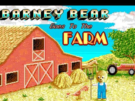 Barney Bear Goes To Farm 1993 Pc Game