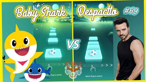 Tiles Hop Baby Shark 🦈 Vs Despacito Ft V Gamer Youtube