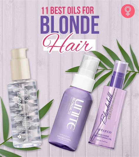 11 Most Effective Hair Oils For Blonde Hair 2023 Update