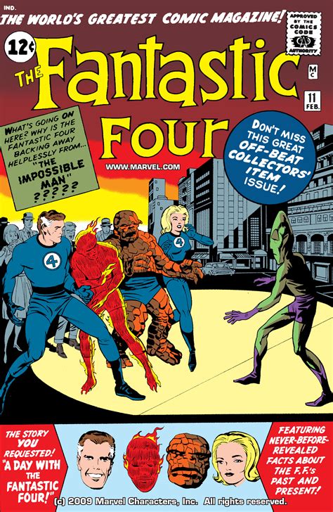 Read Online Fantastic Four 1961 Comic Issue 11