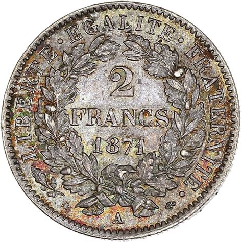 France Third Republic 1870 1940 2 Francs 1871 A Cérès Catawiki