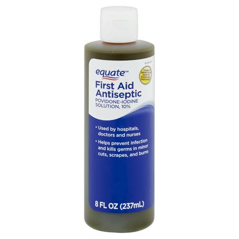 Equate First Aid Iodine Antiseptic Liquid 8 Fl Oz