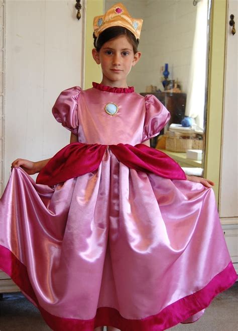 Princess Peach Dress Costume Etsy