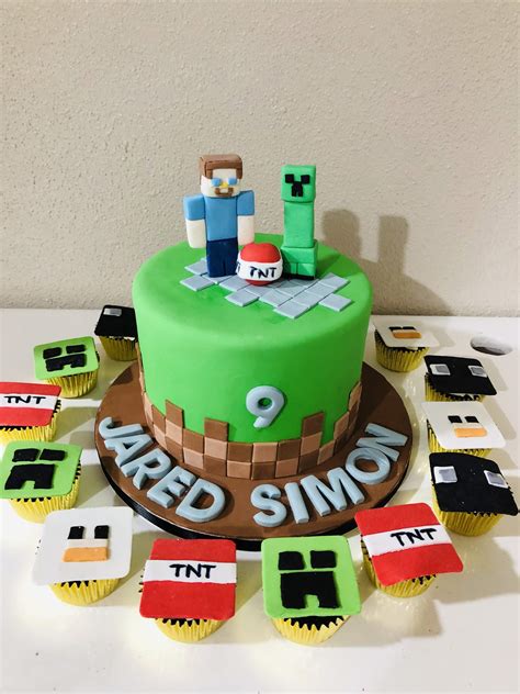 Custom Cake Minecraft Jared Charms Cakes And Cupcakes