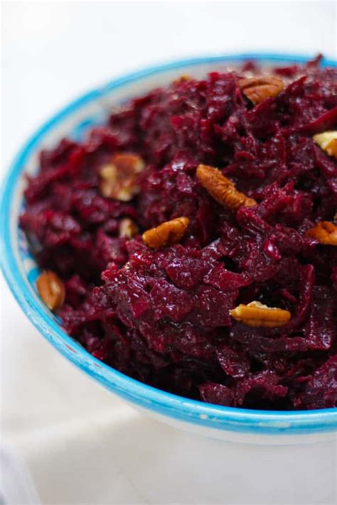 Wolfgang puck jazzes up sauerkraut by using red cabbage, and the addition of some granny smith apples, ginger powder, and a whole. Braised Red Cabbage Recipe with Cider and Apple
