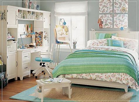 Modern Teenage Girl Bedroom Decorating Ideas With Study Desk Home Design And Decor Ideas