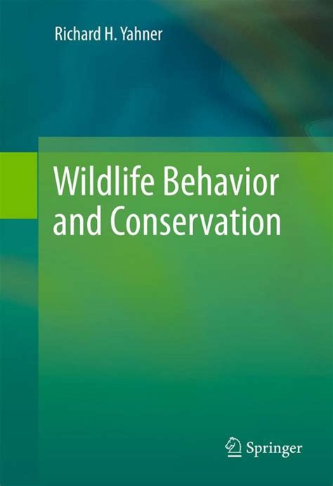 Wildlife Behavior And Conservation Vetbooks