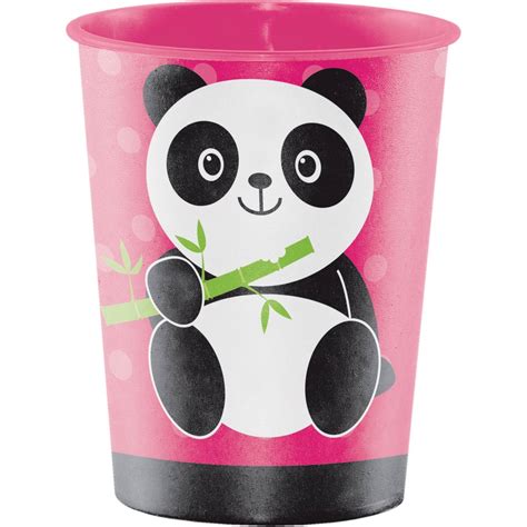 Creative Converting Panda Plastic Keepsake Cups 8 Count