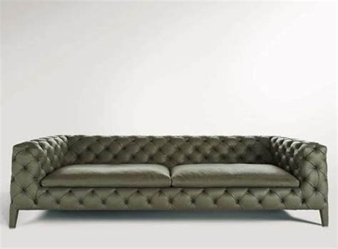 Ciemnoniebieska aksamitna sofa windsor & co sofas neptune, 195 cm. art 4 logic: Chic Leather Sofa: Windsor by Arketipo